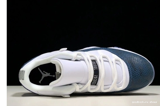 Jordan 11 'Blue Snakeskin' Air Low CD6846-102 CD6846-102 0303